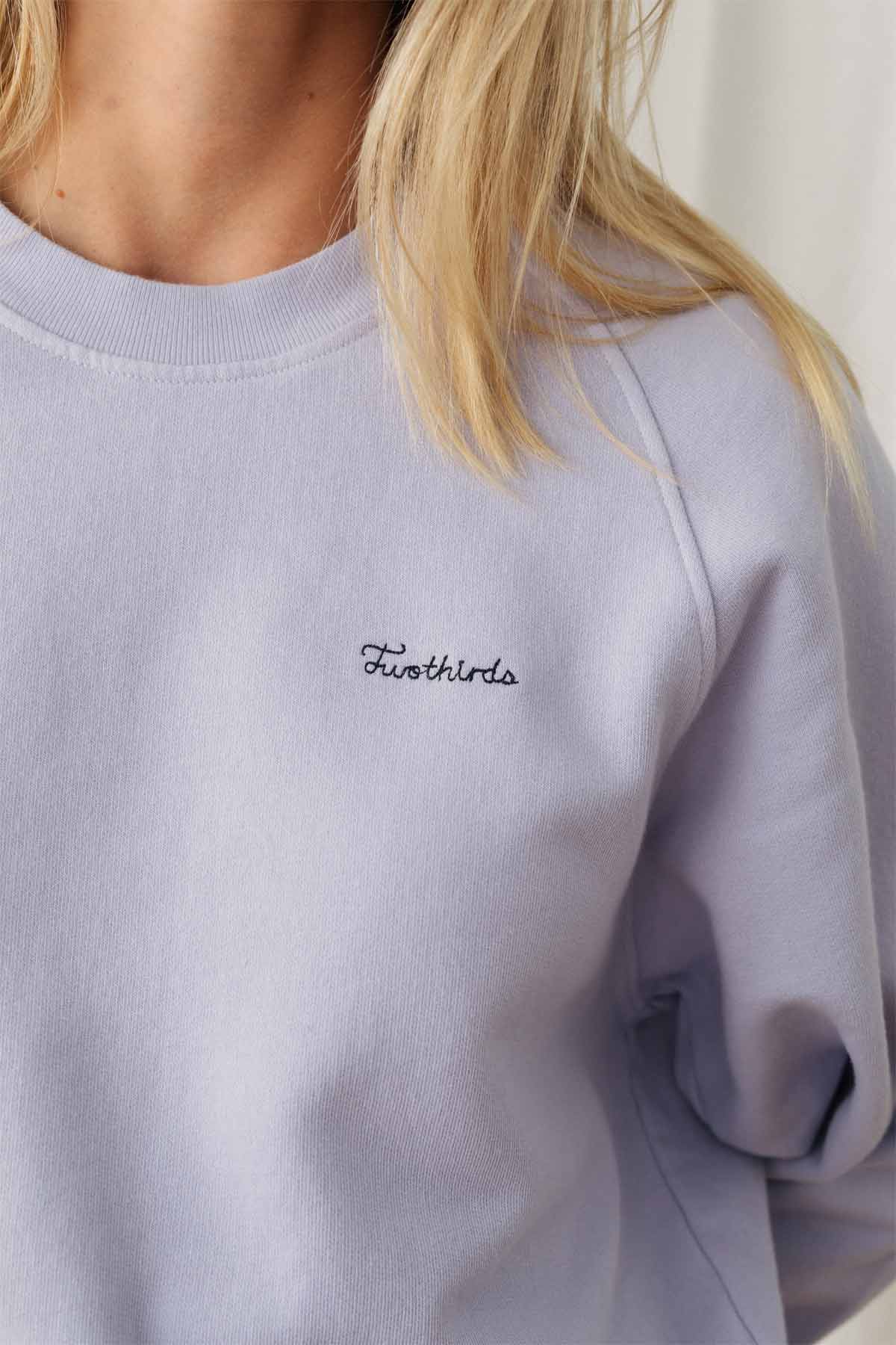 Twothirds embroidered organic cotton sweatshirt