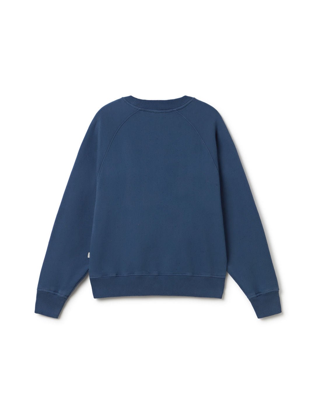 Soft blue sweatshirt crafted responsibly