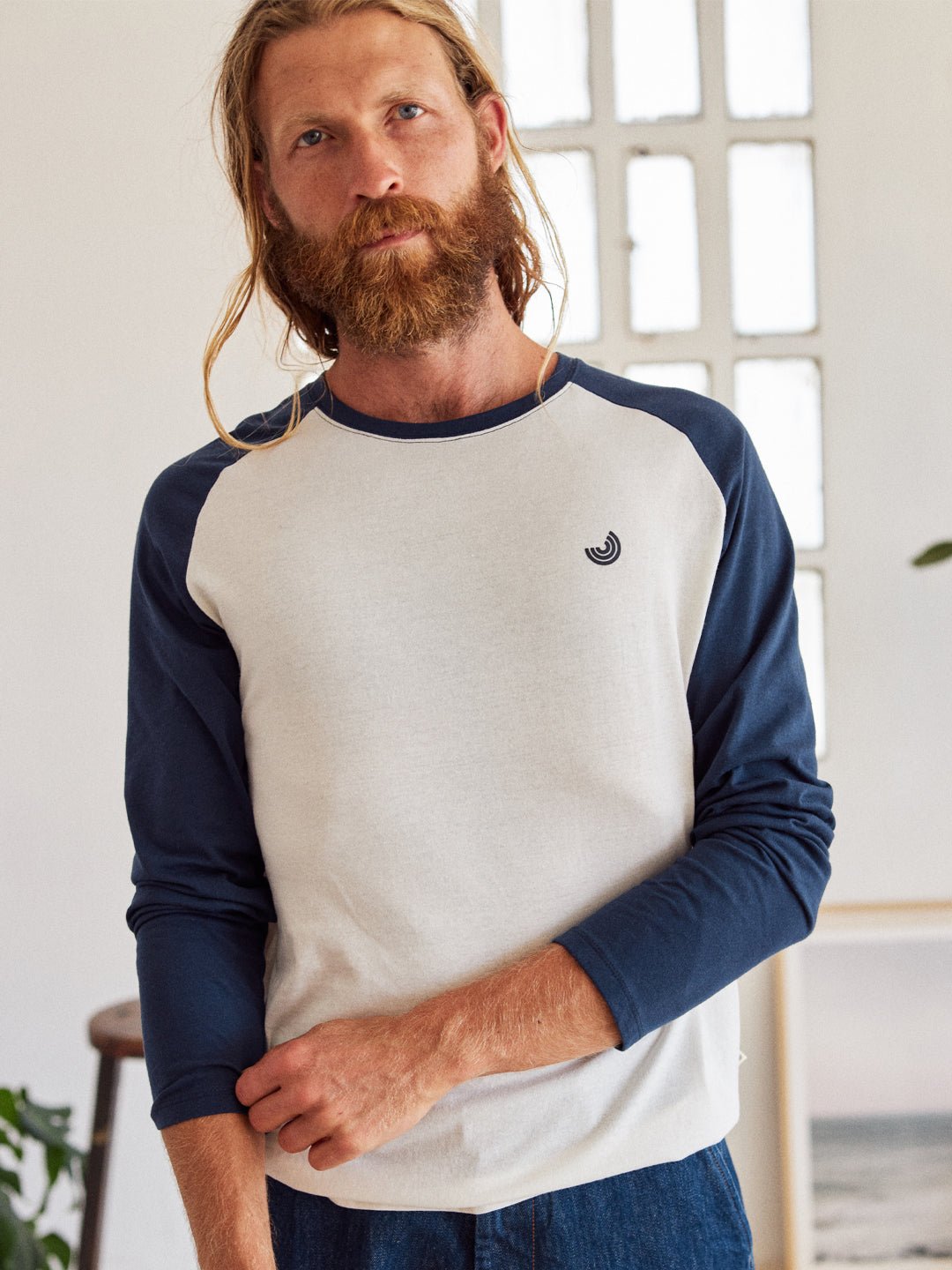 Likuri - Natural White/Navy