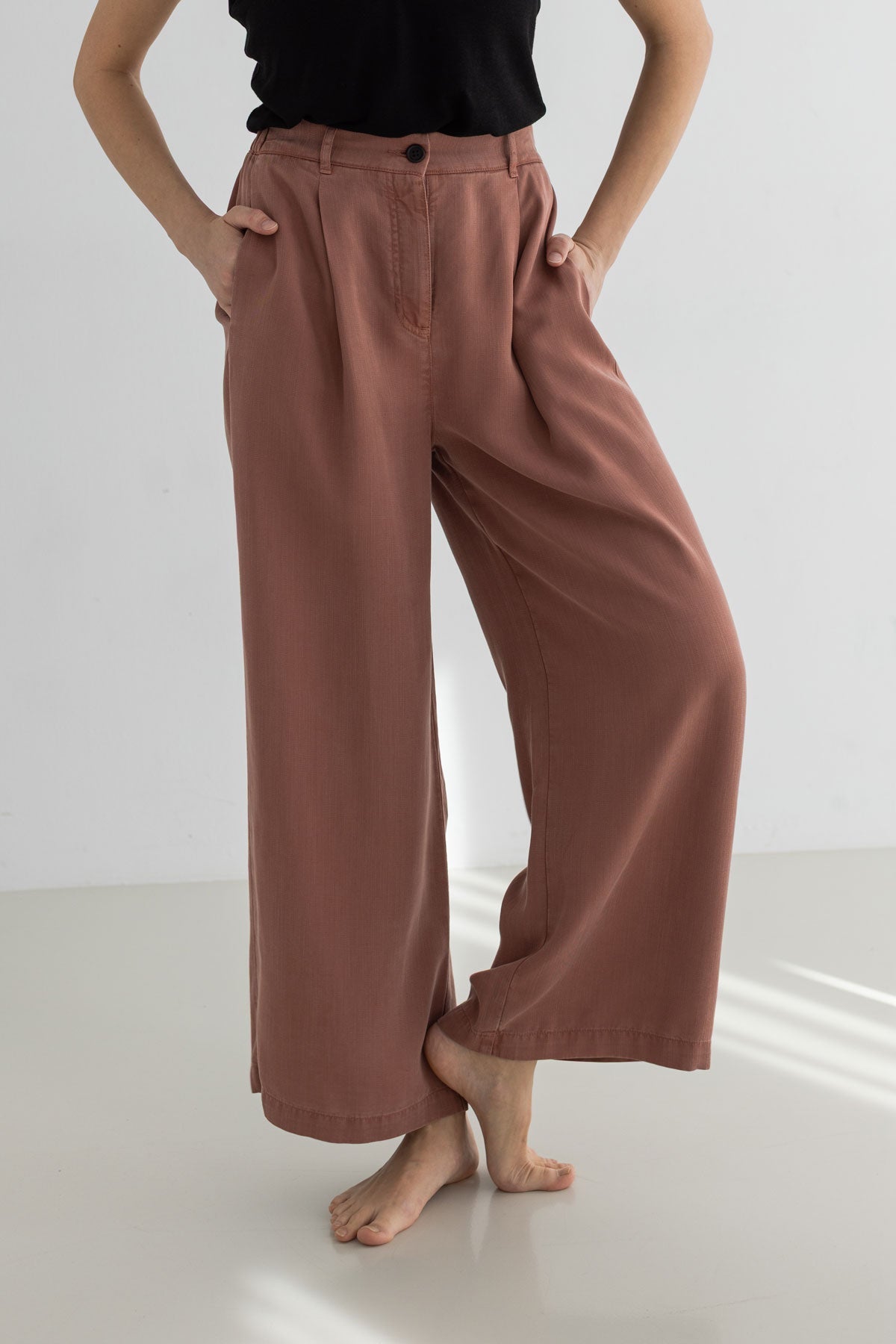 Adobe rose pants women wear view front