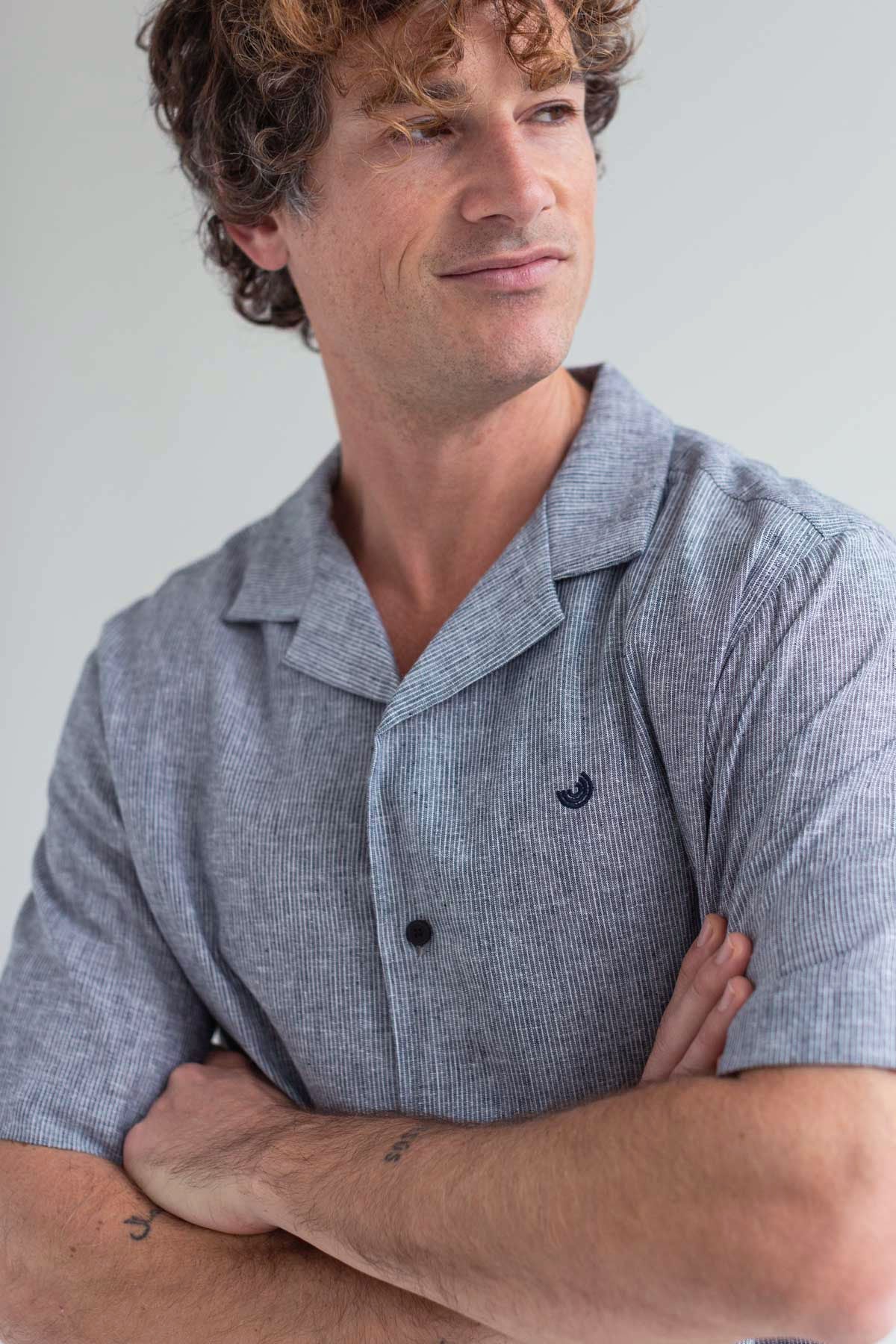 Olivera - Navy Stripes