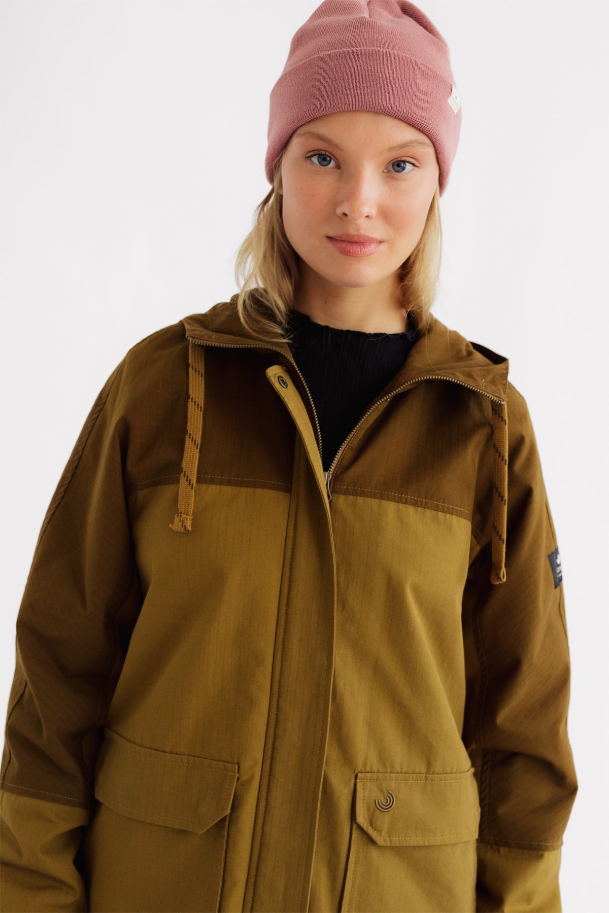 Jackets Women Orlok Block Colour Mustard Fair Fashion by TWOTHIRDS