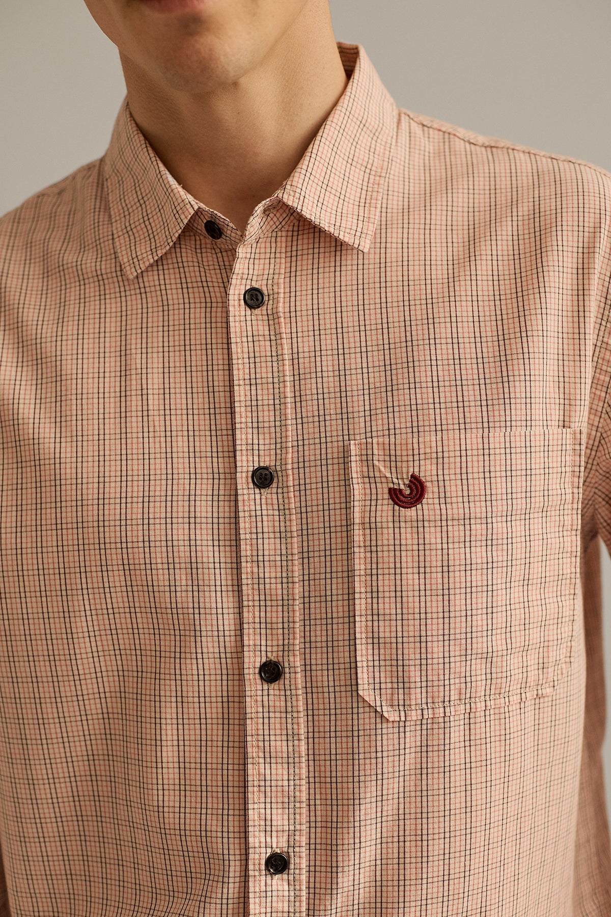 Portballintrae - Wine & Antique Pink Checks