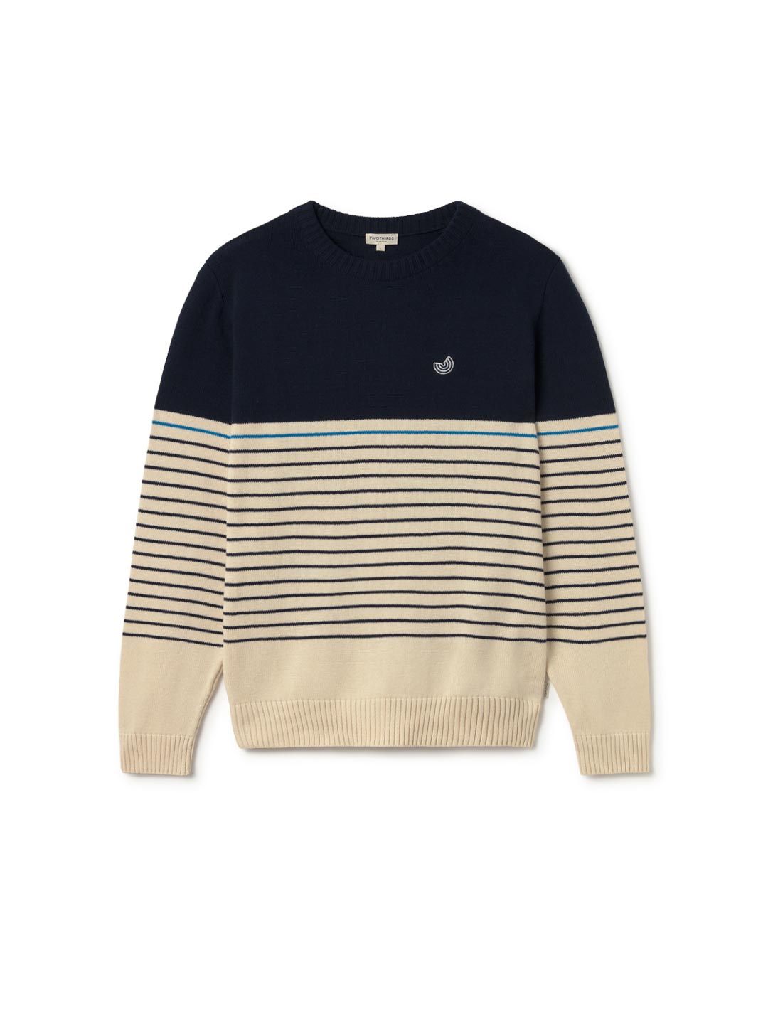 Ramla - Natural & Navy Stripes