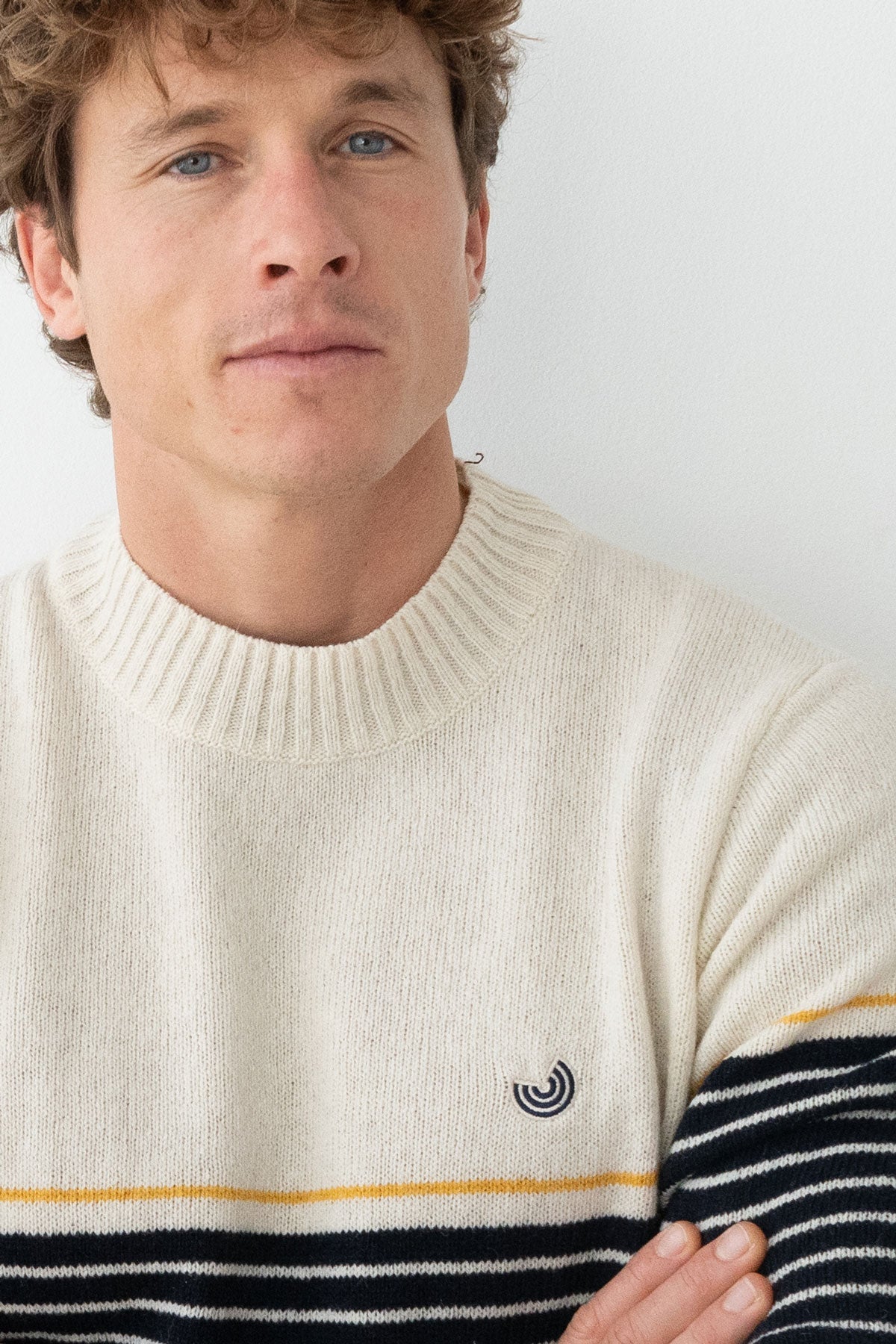Robberg - Navy Ecru Stripes