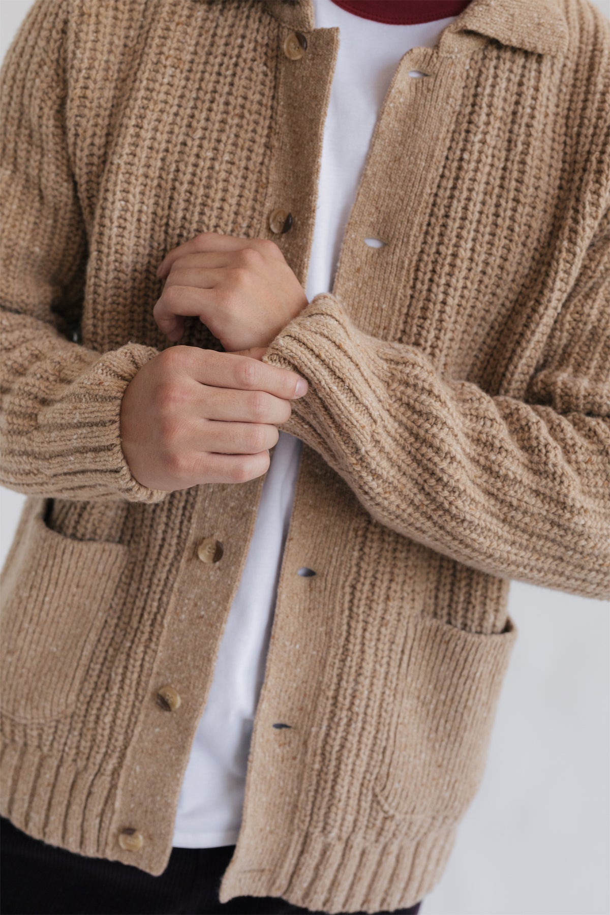 cardigan crafted in Portugal