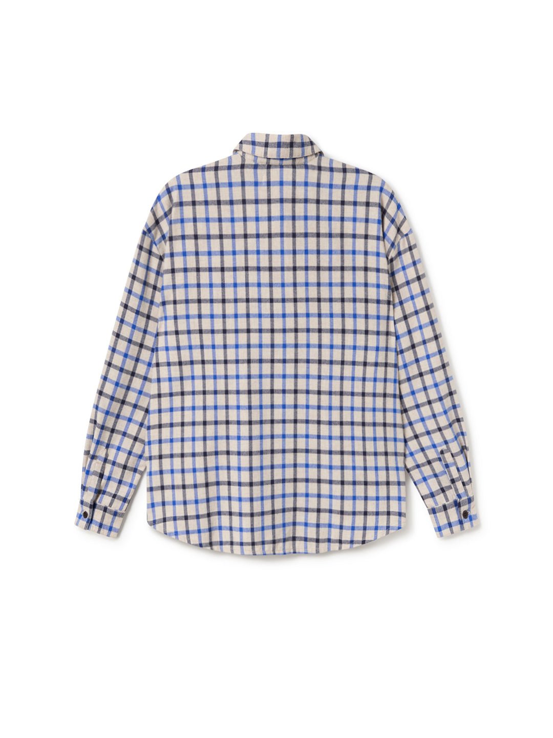 Sand - Blue & Black Checks