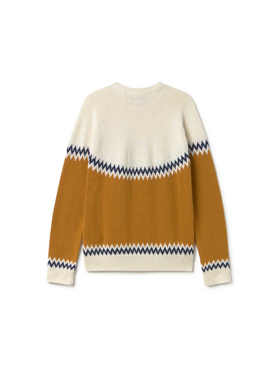 Eco-conscious wool blend sweater design