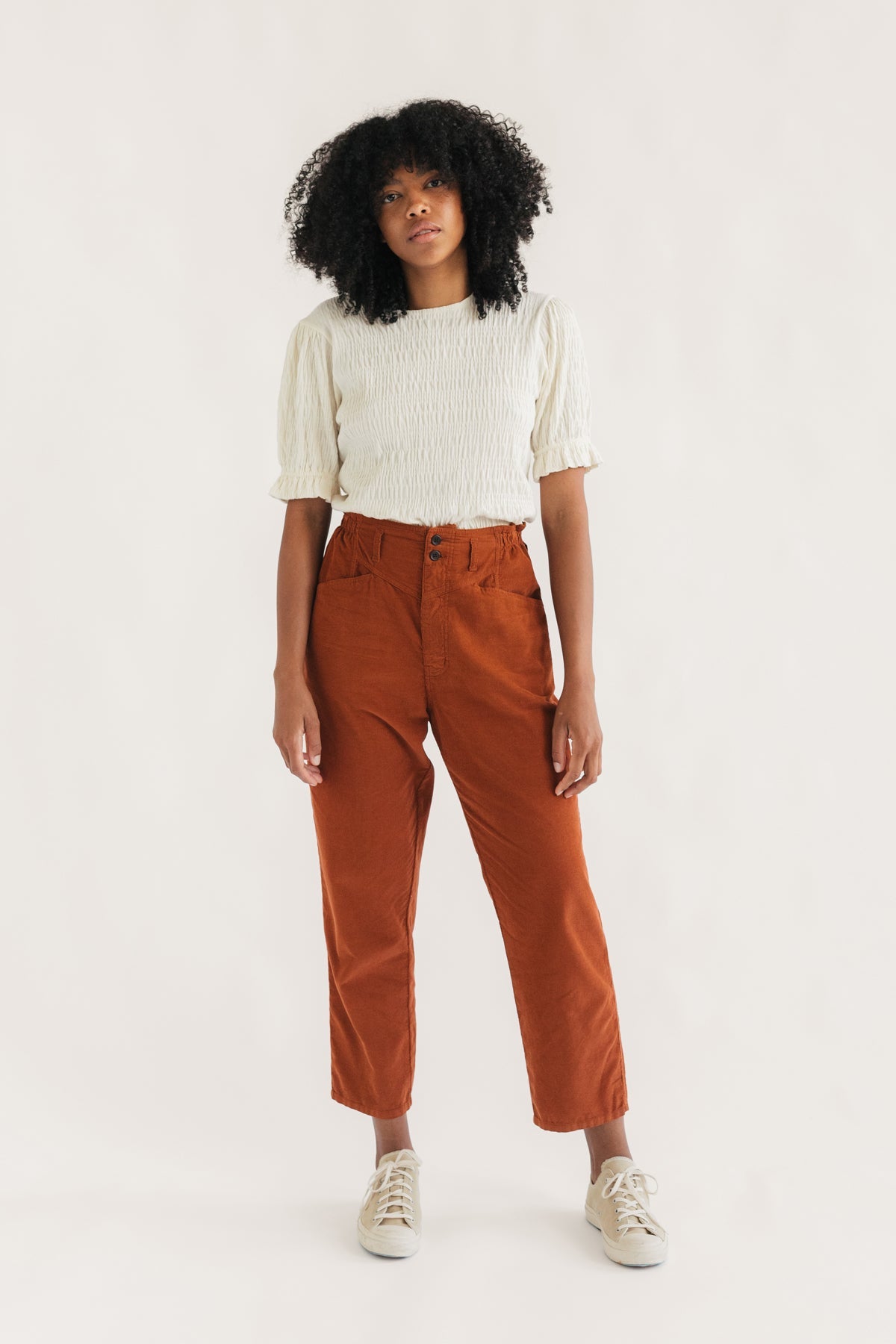 organic corduroy trousers