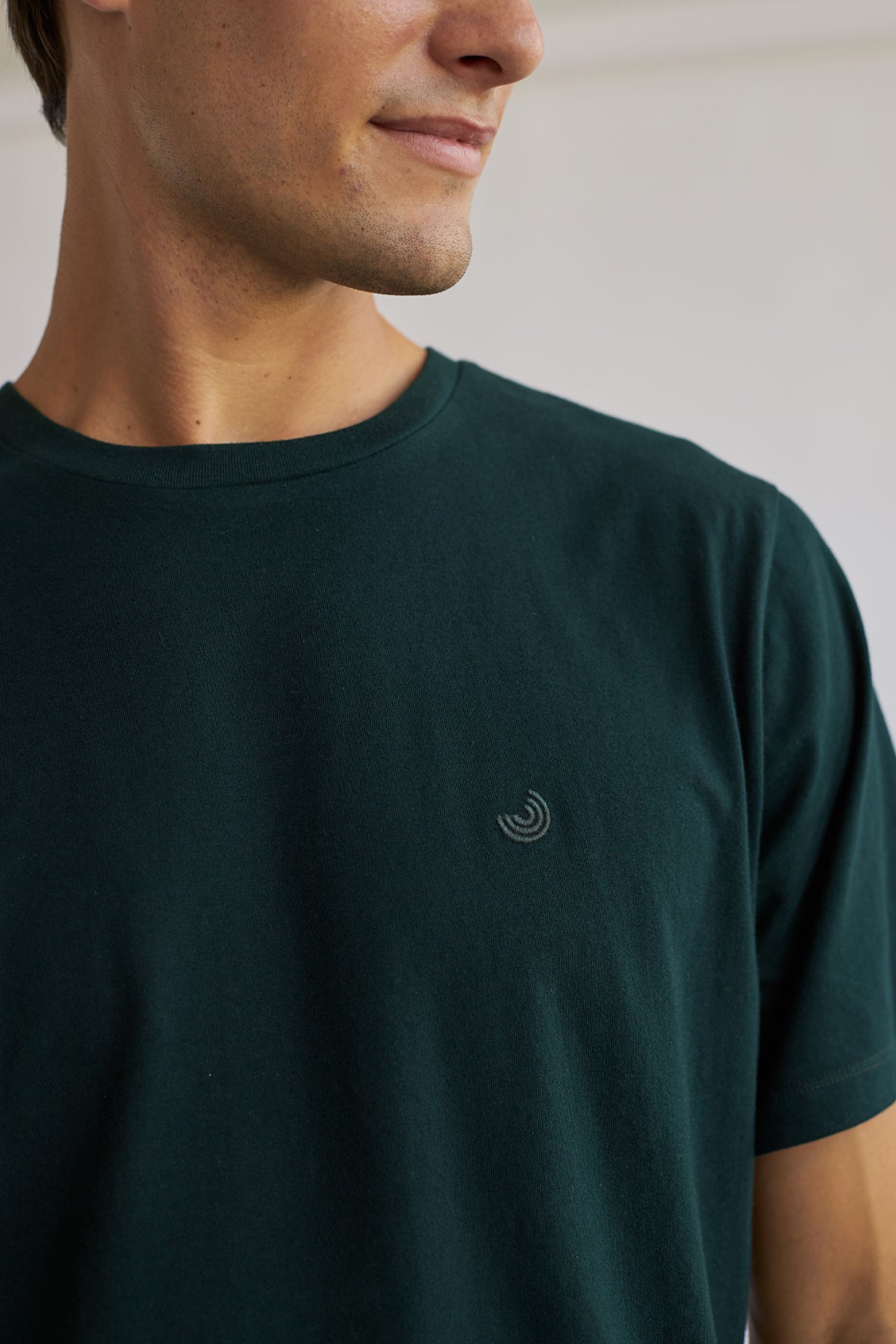 The Organic Cotton Tee - Dark Green