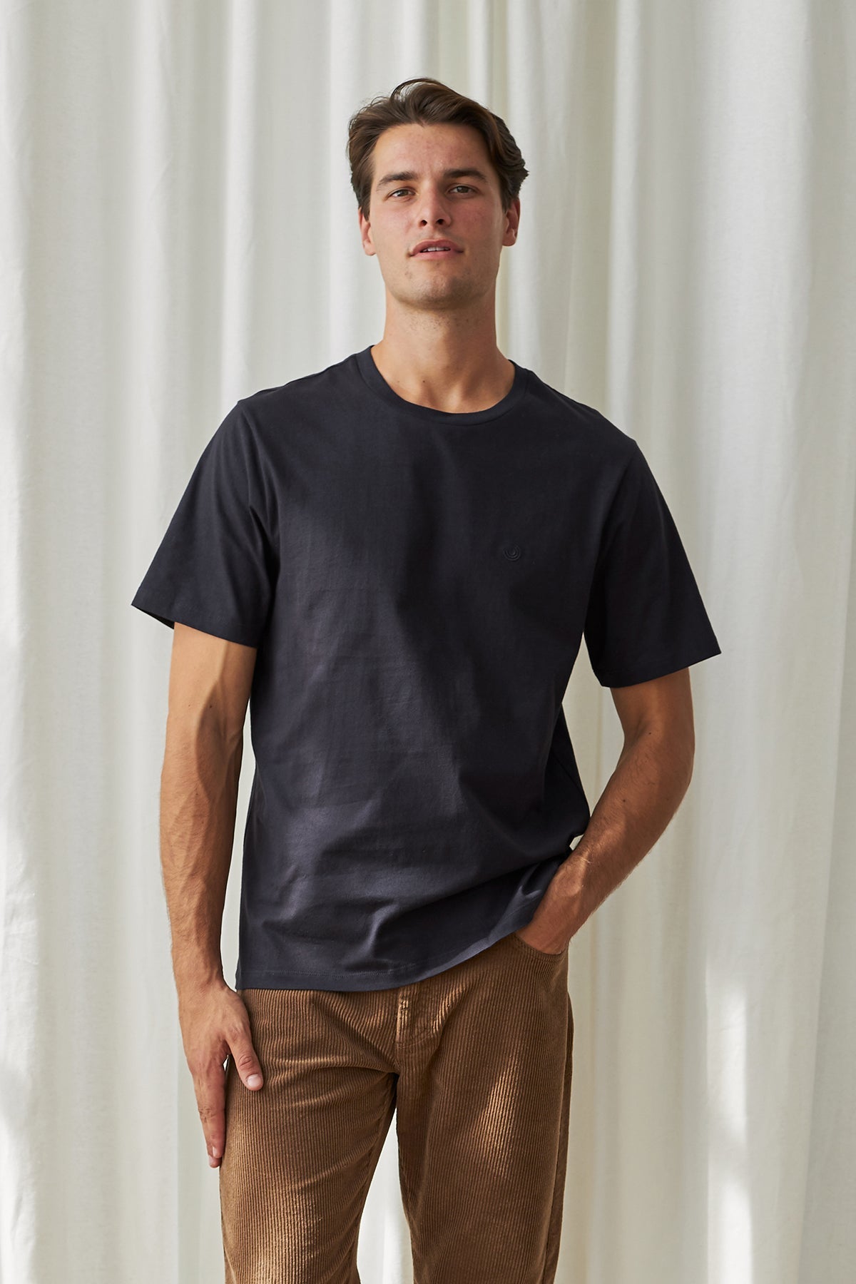 The Organic Cotton Tee - Dark Navy