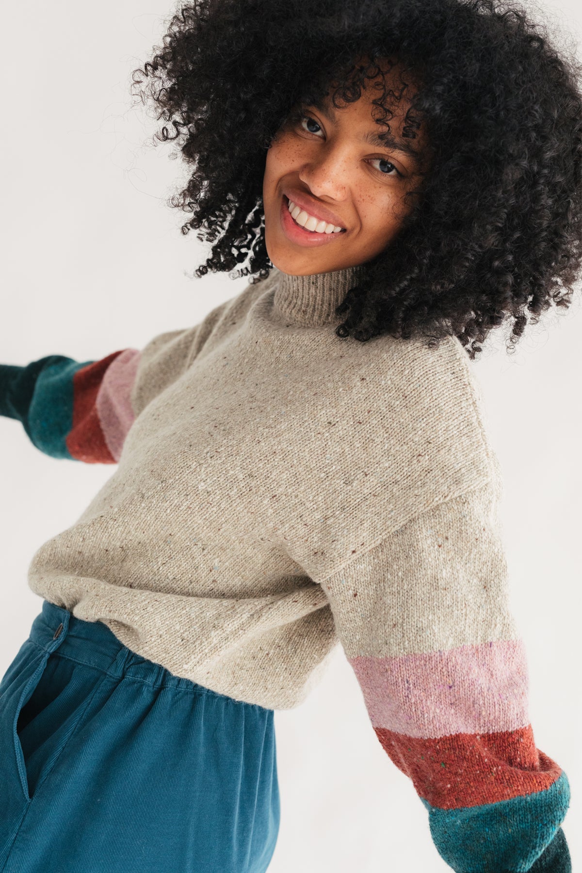 Knits Women - Tiberina - Colour Block | Fair Fashion by