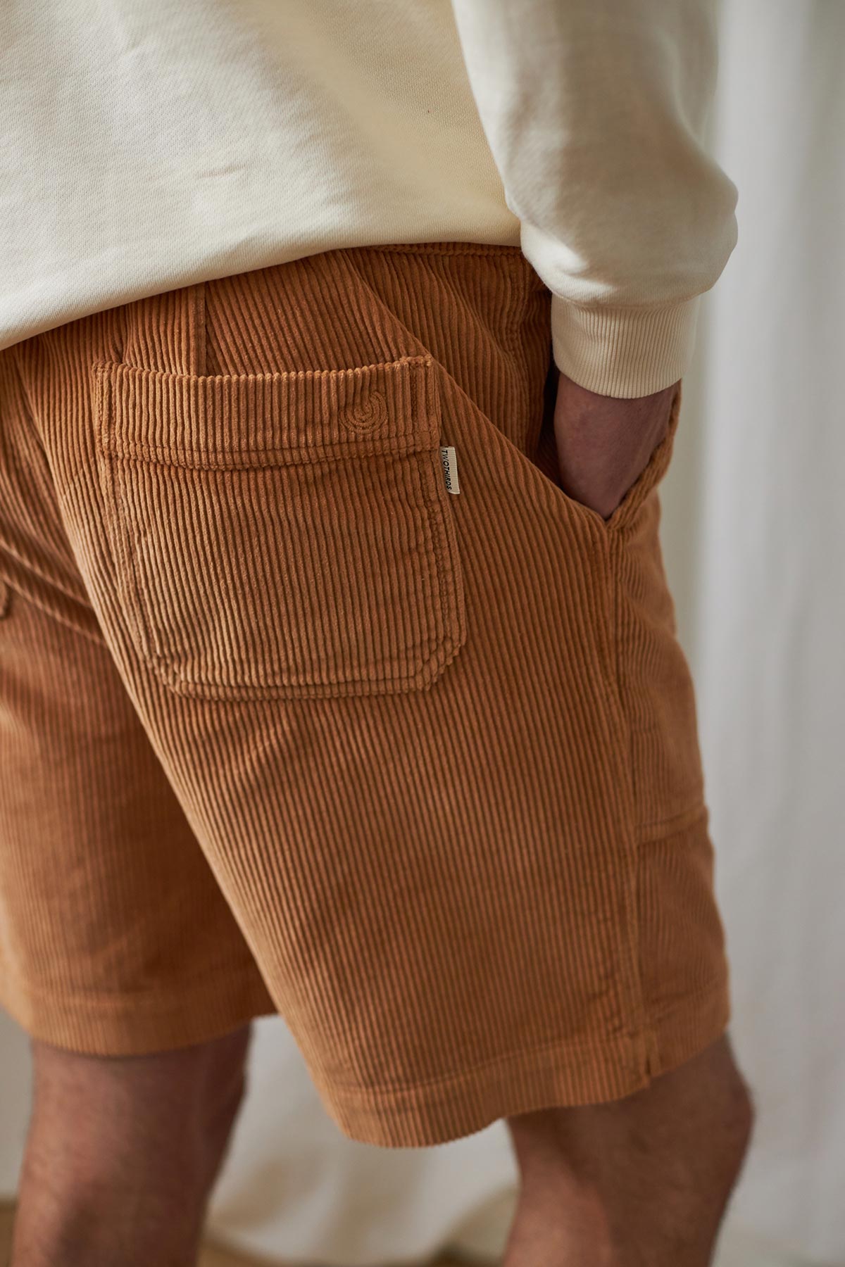 corduroy summer shorts for men