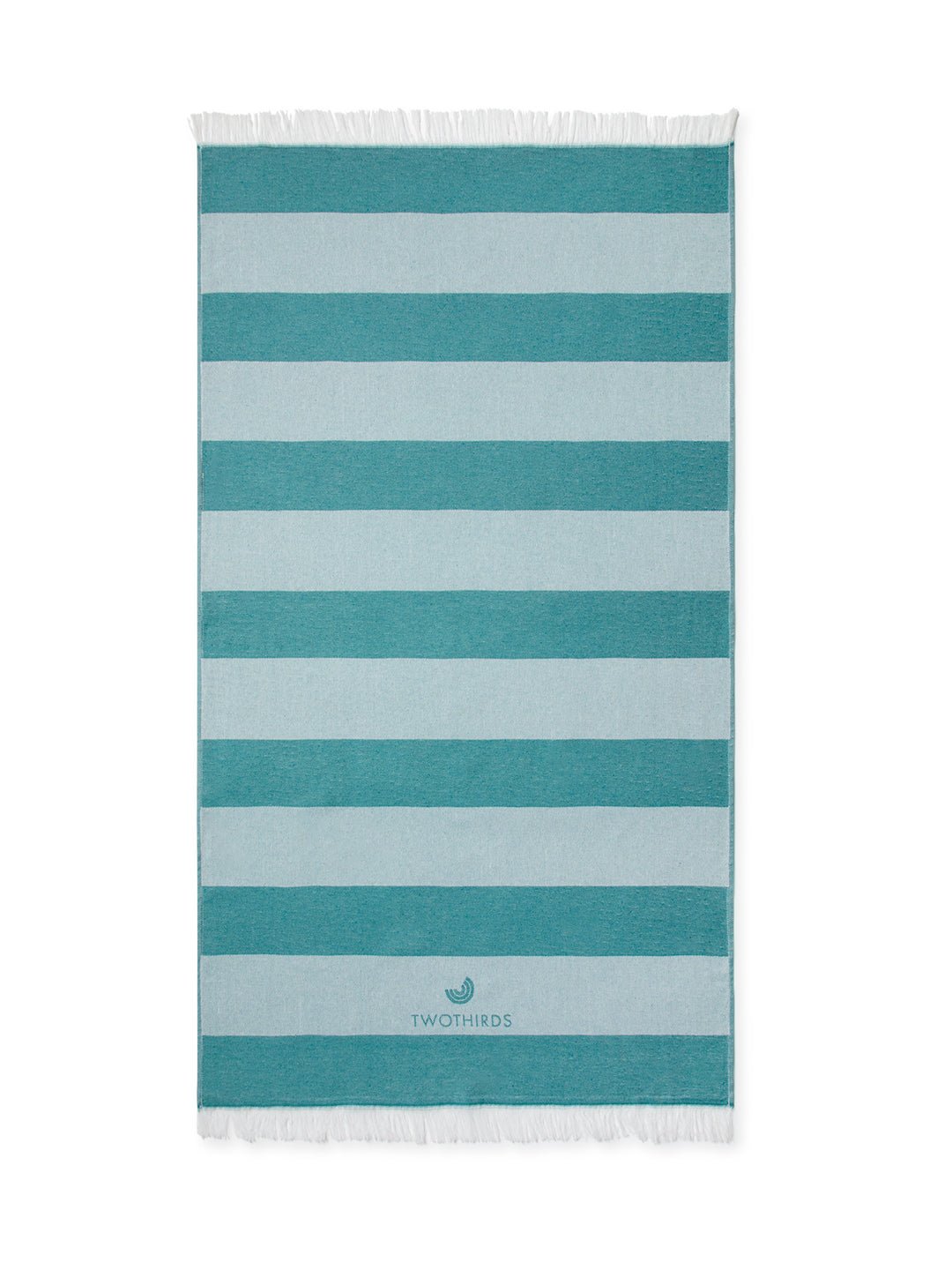 Travel Towel Big Stripes - Turquoise