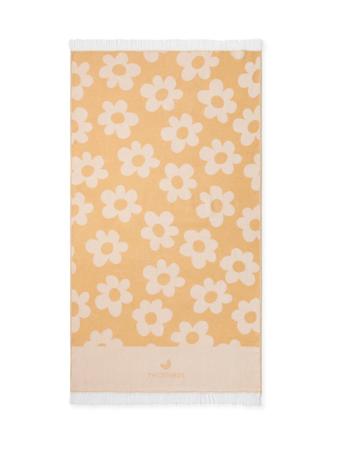 Travel Towel Daisies - Mustard
