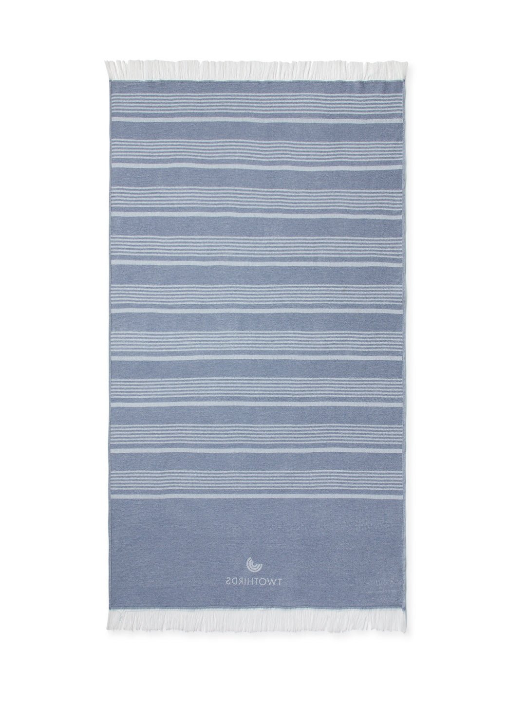 Travel Towel Thin Stripes - Blue