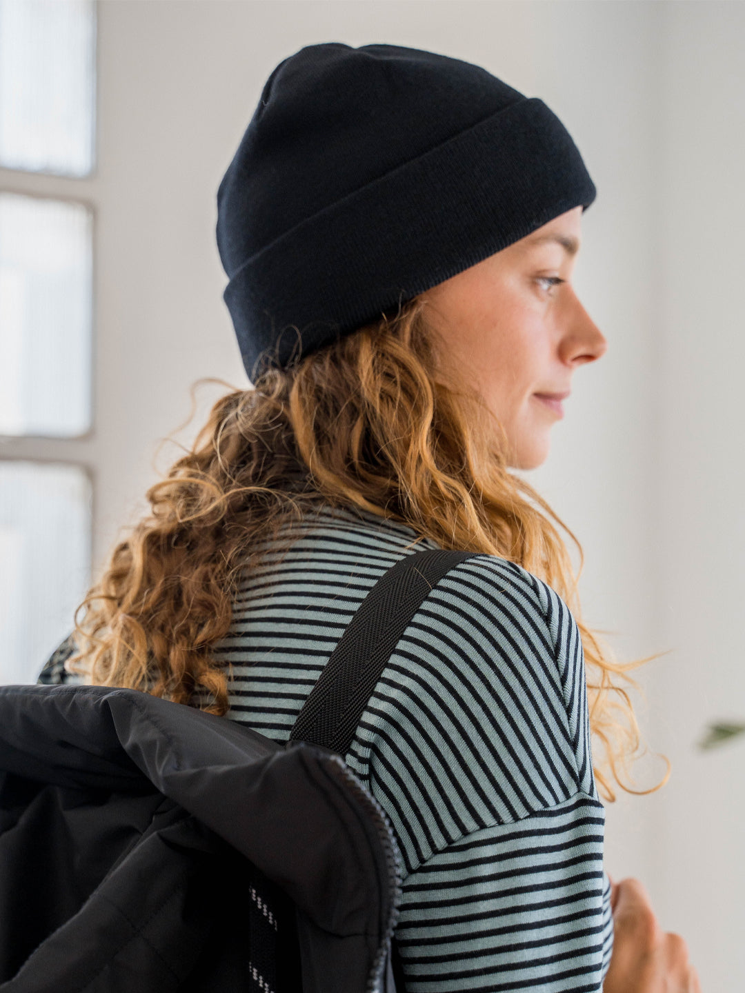 Gorro de Merino per a Dona - Negre