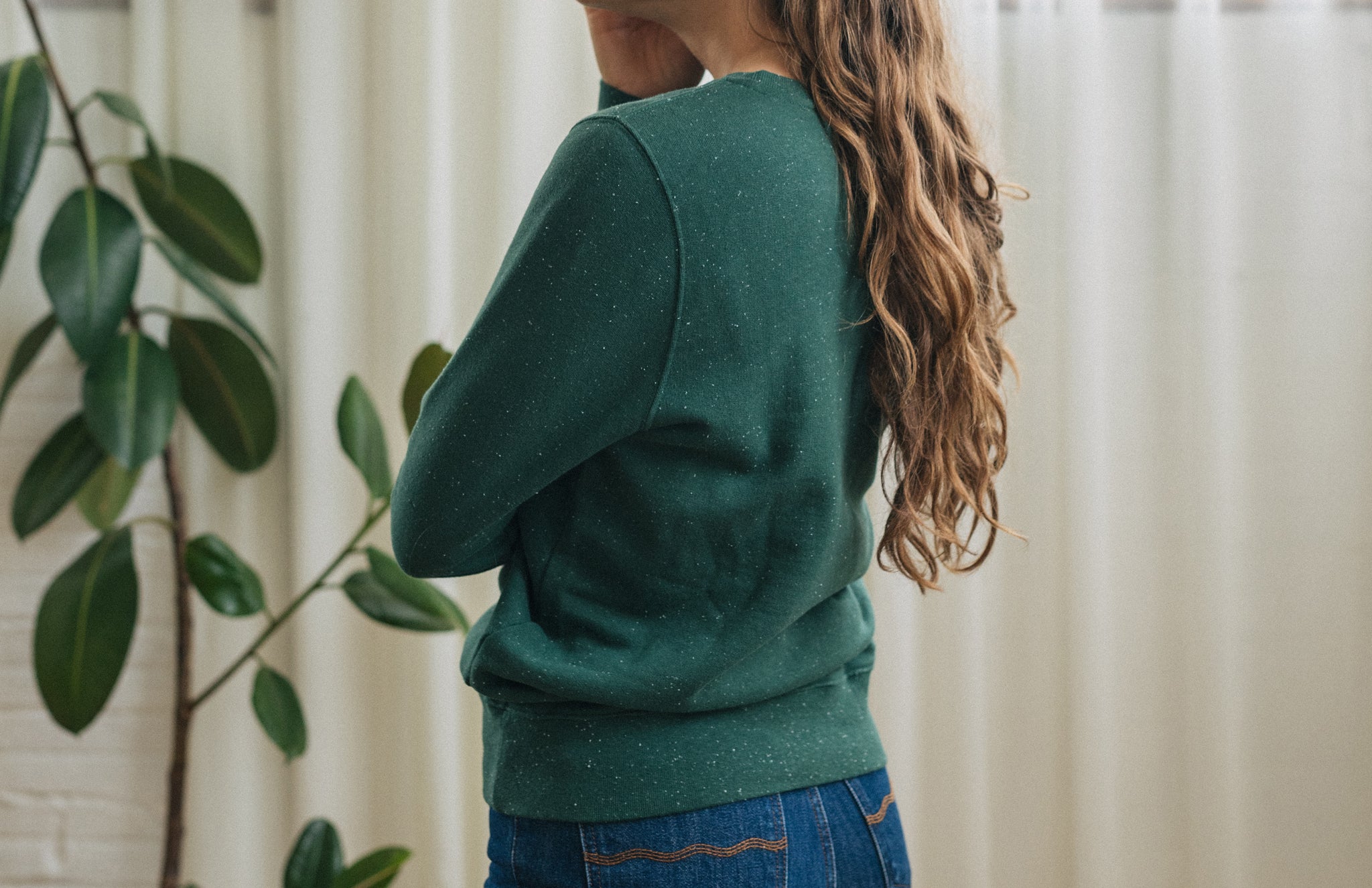 Sepanggar Sweatshirt - Dark Green | Fair Fashion by TWOTHIRDS