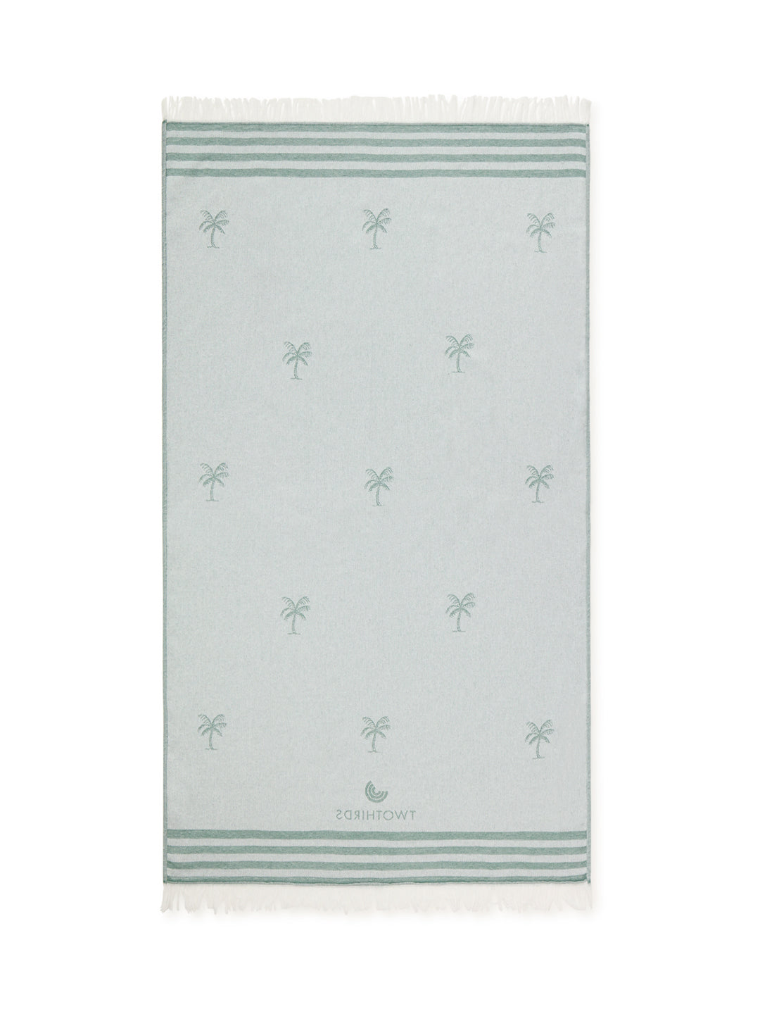 Beach Towel Palms - Mint