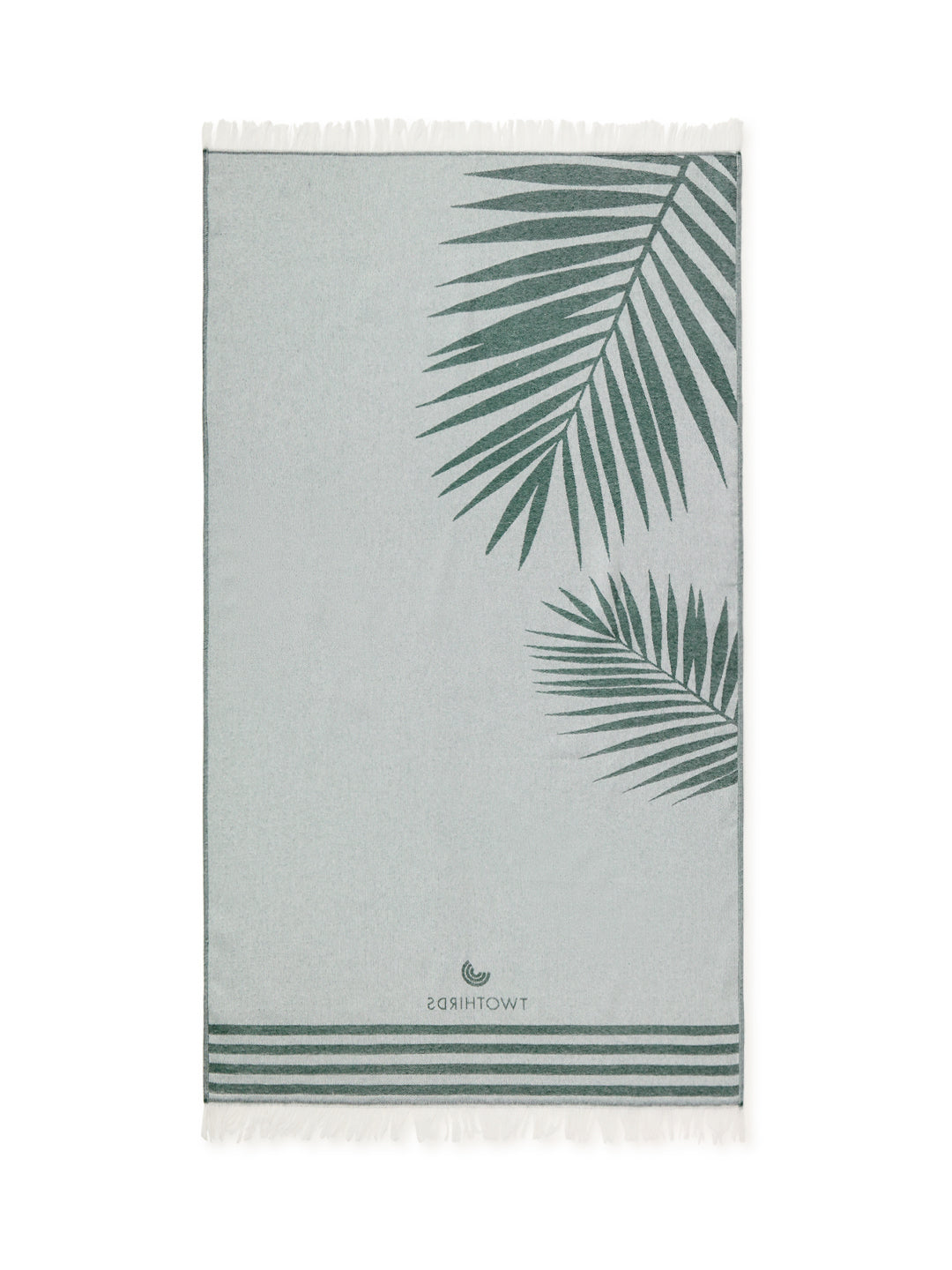 Beach Towel Palm Leaves - Green