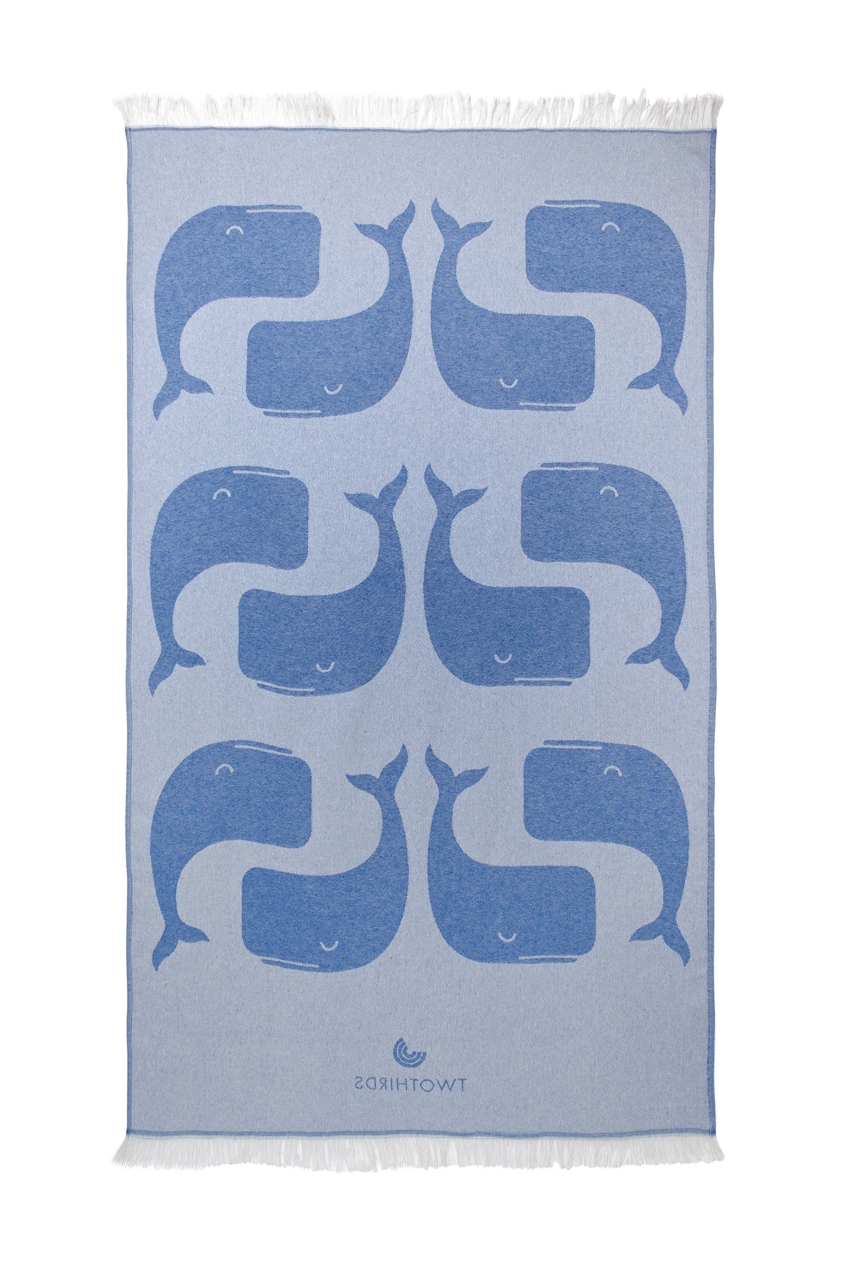 Serviette de plage Big Whales - Blue