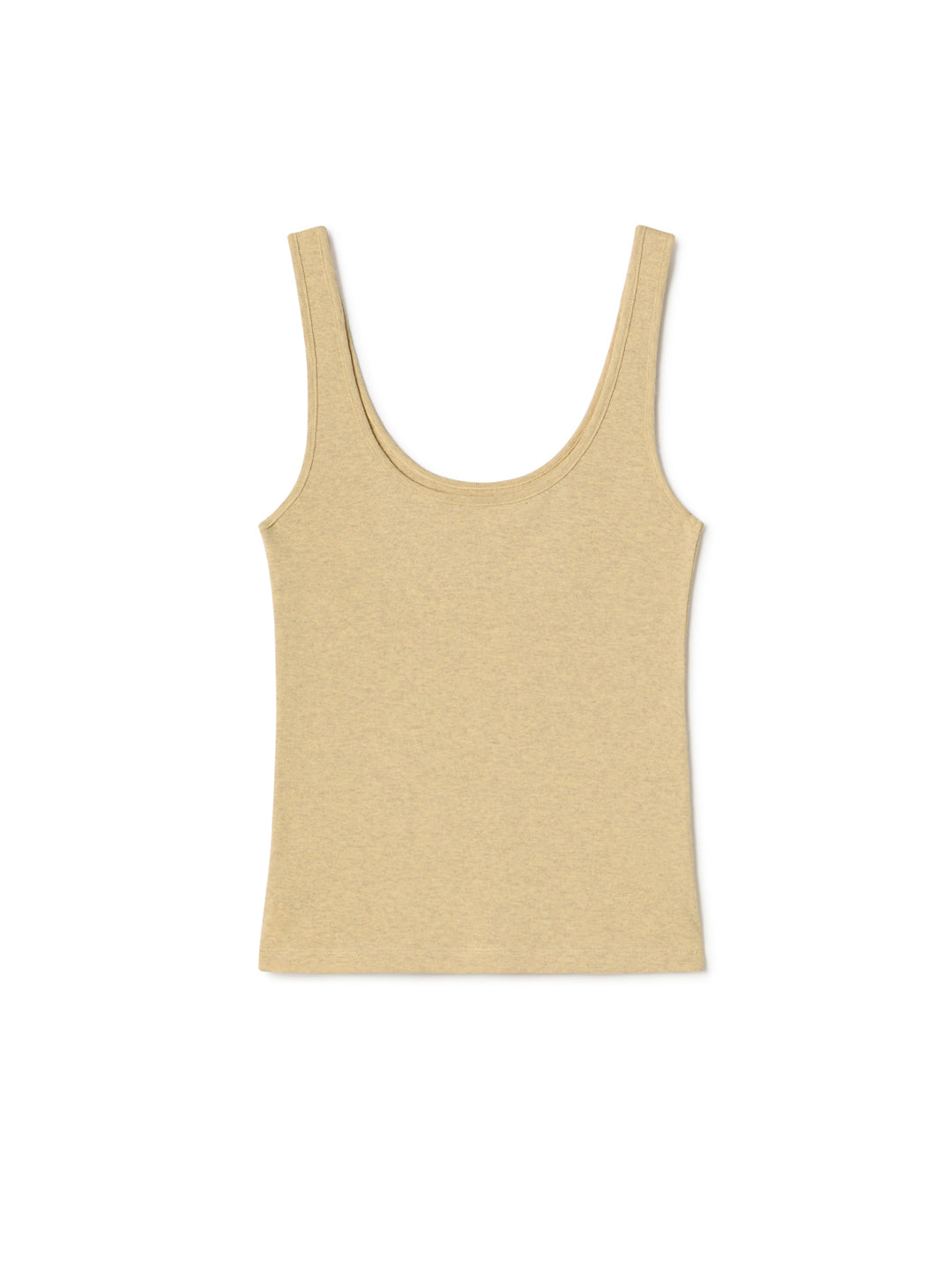 Recycled Rib Tank - Yellow Pastel