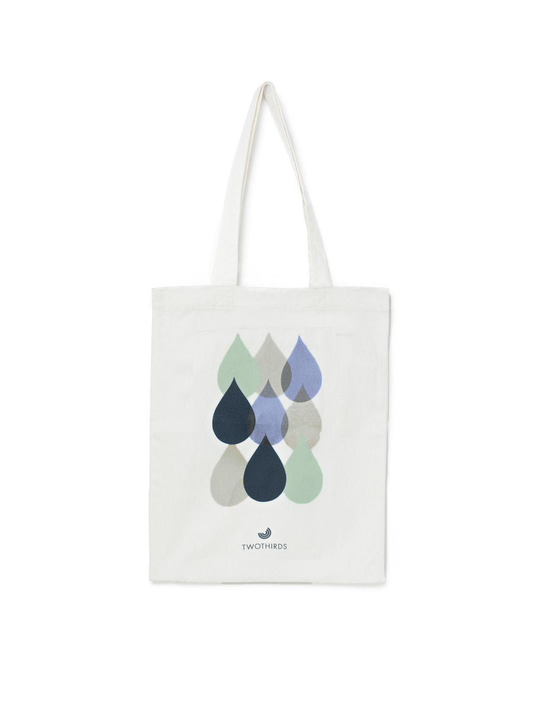 Small Tote Bag - Drops Natural