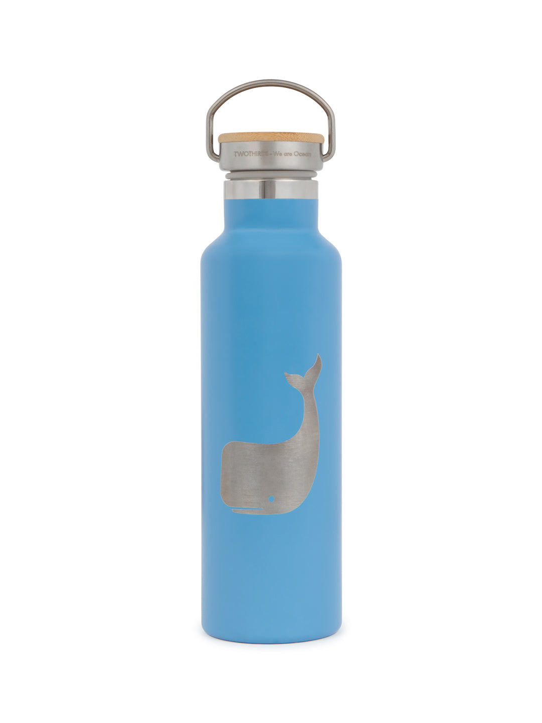 Thermo Bottle Contrast Whale - Blue Steel