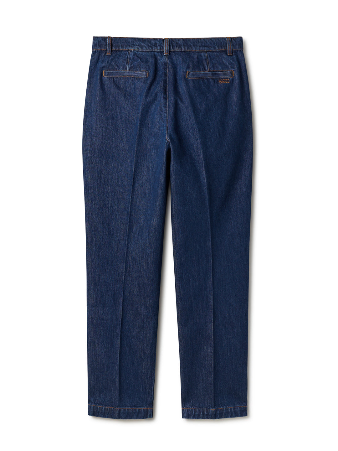 LOOSE-FITTING DARTED TROUSERS - Mid-blue | ZARA India