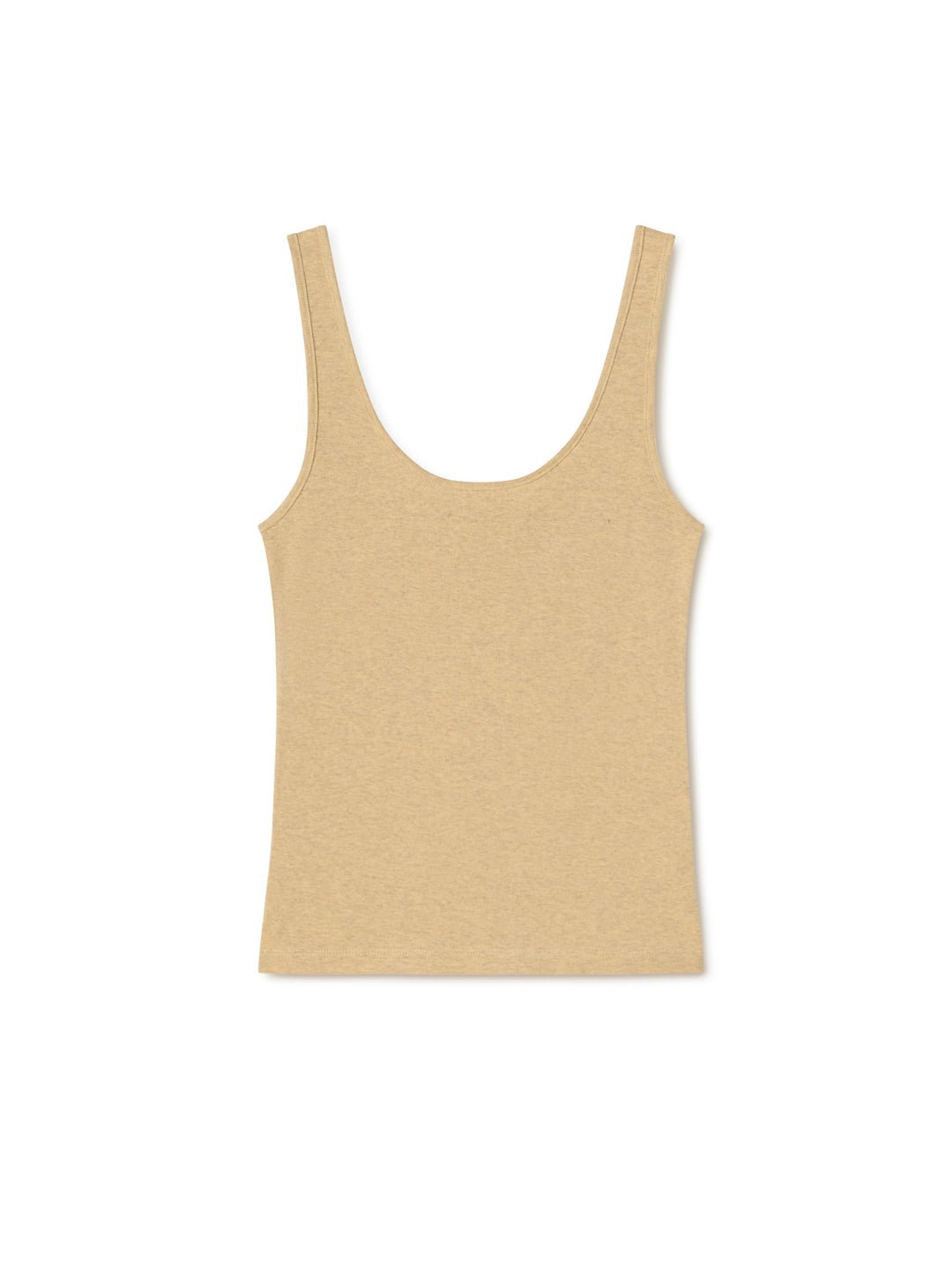 Recycled Rib Tank - Yellow Pastel