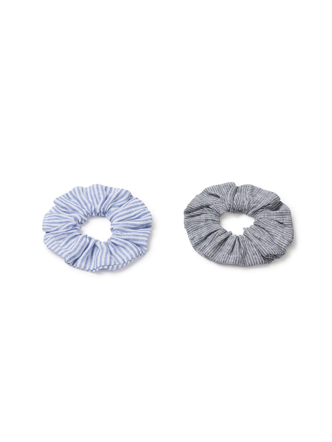 Scrunchies - Striped Linen