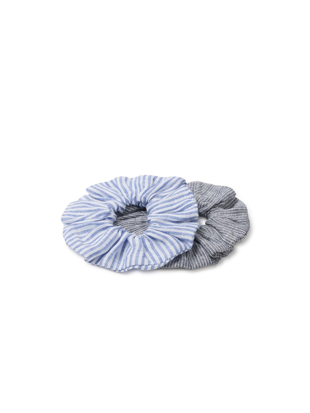 Scrunchies - Striped Linen