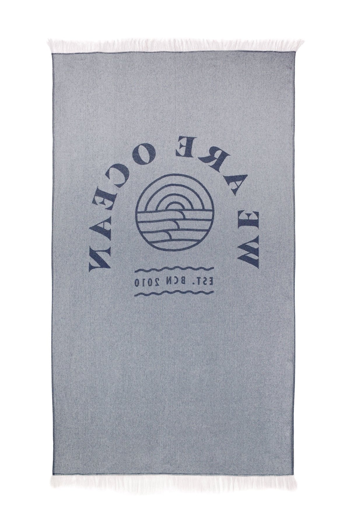 Travel Towel We Are Ocean - Dark Blue