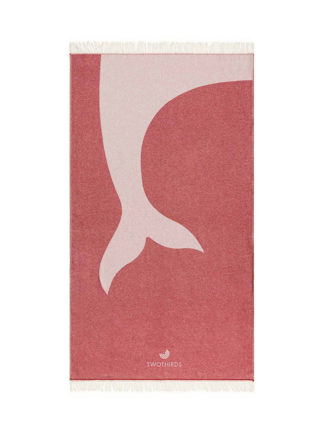 Travel Towel Whale Tail - Clay